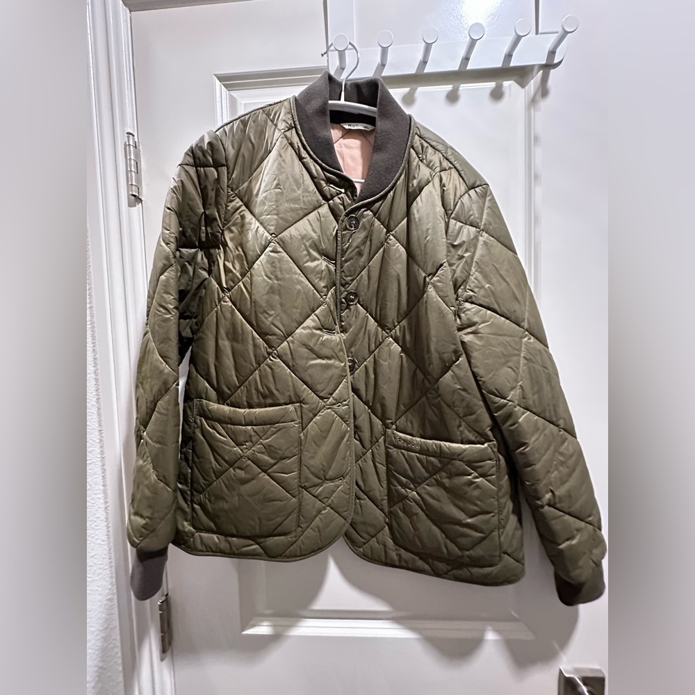 Barbour Womens Quilted Olive Jacket